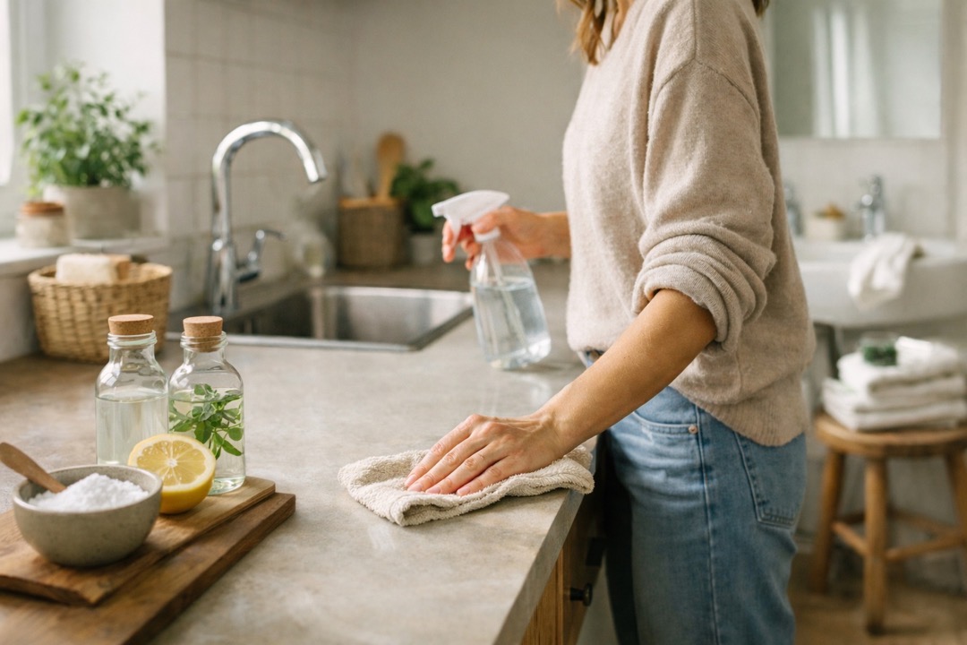 Czy bez detergentów da się doczyścić kuchnię i łazienkę? Skuteczne sposoby bez chemii