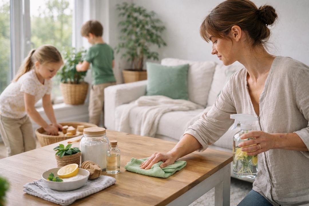 Dlaczego sprzątanie bez chemii jest bezpieczniejsze dla rodziny