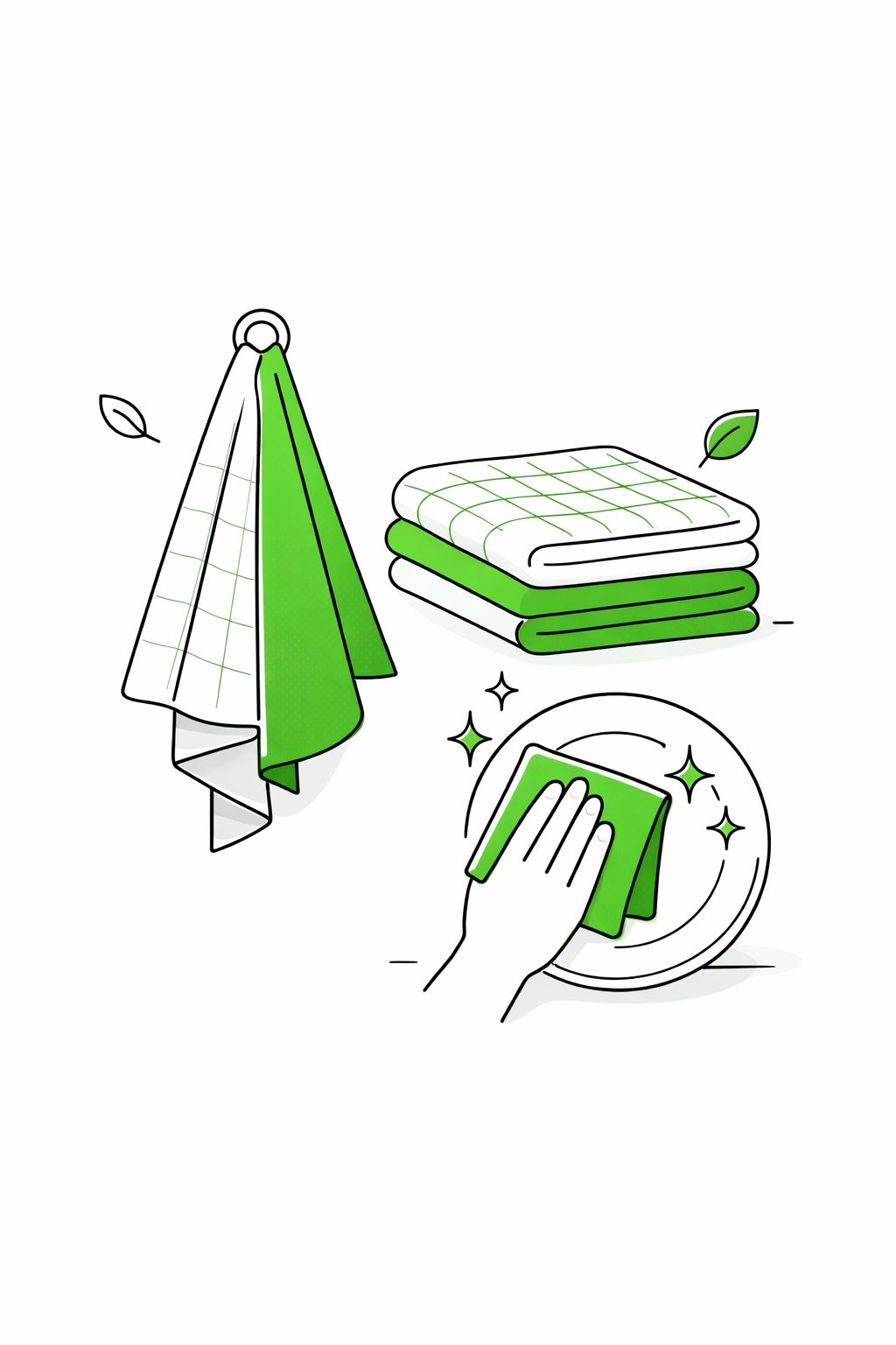 Ręczniki kuchenne i ścierki