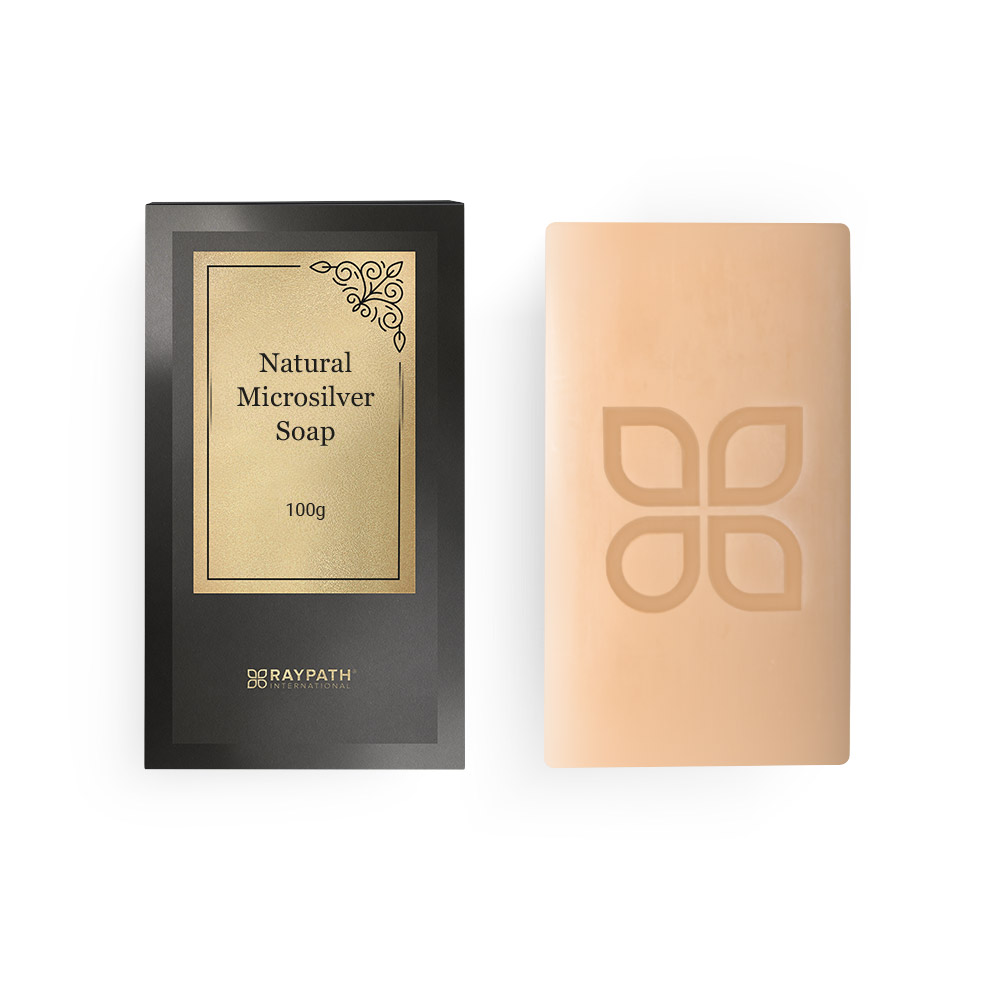 Mydło szare z Mikrosrebrem w pudełku 100g - zdjęcie 1